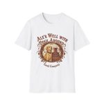 Dog Lover's T-Shirt - 'Ale's Well with Dogs Around'