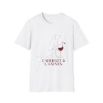 Cabernet Canines T-Shirt | Dog & Wine Lover Unisex Tee